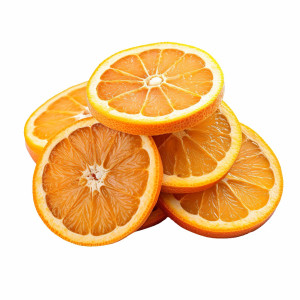 عکس پرتقال برش خورده در آب و با میوه توت فرنگی