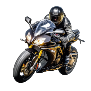 عکس موتور سیکلت اسپرت مشکی رنگ با کیفیت بالا