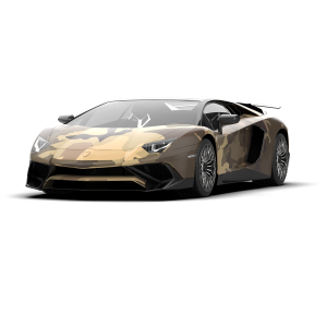 عکس ماشین لامبورگینی اسپرت آبی رنگ با کیفیت بالا