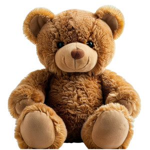 عکس عروسک خرسی عاشقانه با لباس گل با کیفیت بالا