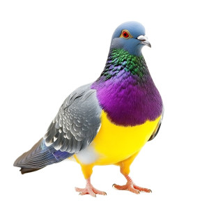 عکس کبوتر سفید در حال غروب آفتاب با کیفیت بالا