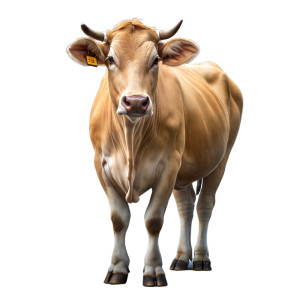عکس png گاو طراحی هندسی با کیفیت بالا