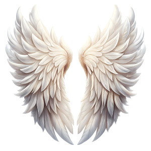عکس بال فرشته سفید رنگ با کیفیت بالا