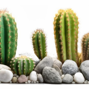 عکس بوته کاکتوس بدون پس زمینه و خام با کیفیت بالا