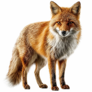 عکس png روباه حیوان زیرک و باهوش با کیفیت بالا