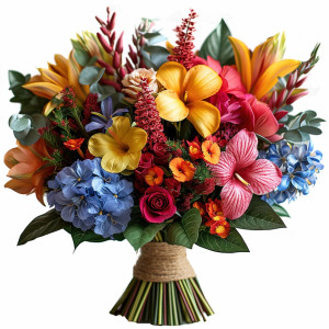 عکس دسته گل های مختلف با رنگ های زیبا کیفیت بالا