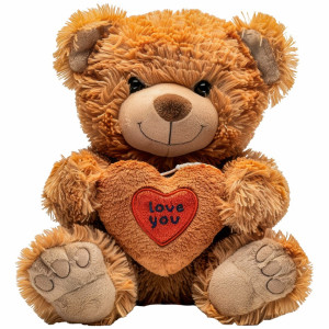 عکس خرس عروسکی قلبی ولنتاین عاشقانه با کیفیت بالا