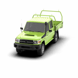 عکس ماشین تویوتا دو کابین کلاسیک با کیفیت بالا