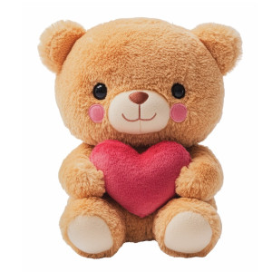 عکس عاشقانه عروسک خرسی و قلب عاشقانه