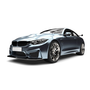 عکس ماشین bmw i8 آبی رنگ با کیفیت بالا