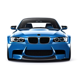 عکس ماشین بی ام دبلیو اسپرت آبی رنگ با کیفیت بالا
