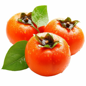 عکس png 4k میوه خرمالو با کیفیت بالا