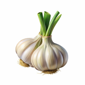 عکس png 4k سیر با کیفیت بالا و پس زمینه خالی