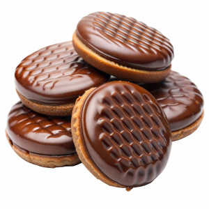 عکس png بیسکویت شکلاتی بدون پس زمینه خام