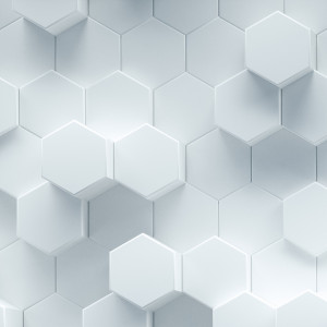 عکس 8k پس زمینه سه بعدی لانه زنبوری شش ضلعی