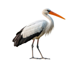 عکس png پرنده پلیکان با کیفیت بالا و بدون پس زمینه
