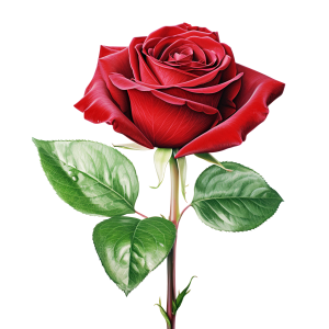 عکس png گل رز قرمز زیبا با کیفیت بالا