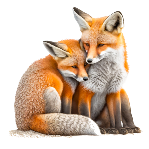 عکس png حیوانات روباه قرمز با کیفیت بالا