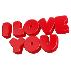 عکس png عاشقانه دوست داشتن i love you