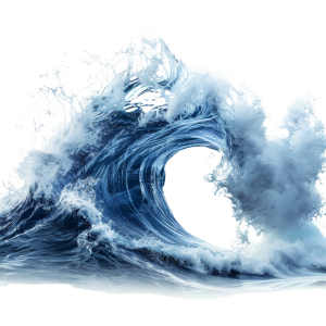 عکس png موج دریا با کیفیت بالا و بدون پس زمینه