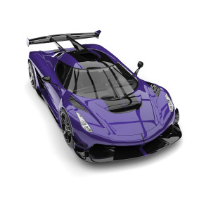 عکس ماشین فوق اسپرت آبی رنگ با رزولوشن بالا