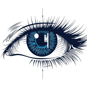 عکس png چشم آبی و ابر با بکگراند خام و خالی