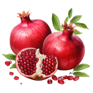 عکس png انار با پس زمینه خالی با کیفیت بالا