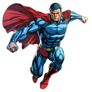 عکس png گرافیکی سوپر من با کیفیت بالا