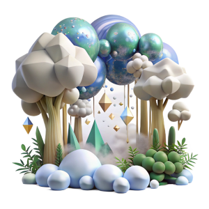 عکس png بکگراند پس زمینه حباب سه بعدی