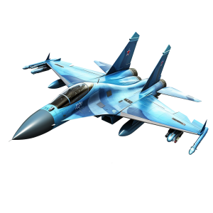 عکس png جت جنگی سوخو با کیفیت بالا و بدون پس زمینه