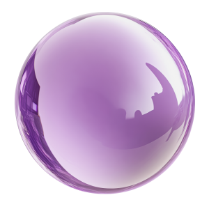 عکس توپ شیشه ای آبی رنگ با کیفیت بالا