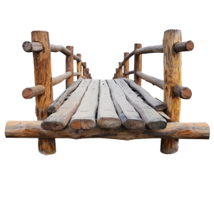 عکس png پی ان جی پل چوبی بدون پس زمینه و خام