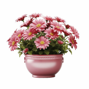 دانلود عکس 4k گلدان پر از گل با کیفیت بالا