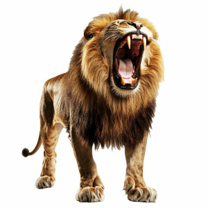 عکس شیر سلطان جنگل بدون پس زمینه کیفیت بالا