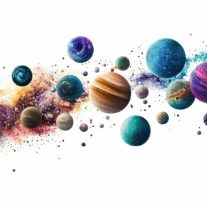 عکس فضا منظومه شمسی و سیاره ها با کیفیت بالا
