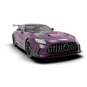 عکس 8k ماشین مرسدس سیاه رنگ با کیفیت بالا