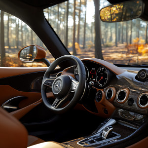 عکس فرمان ماشین بنز با کیفیت بالا