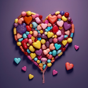 عکس 4k قلب های عاشقانه با کیفیت بالا