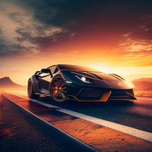 عکس 8k لامبورگینی اونتادور اسپرت سبز رنگ