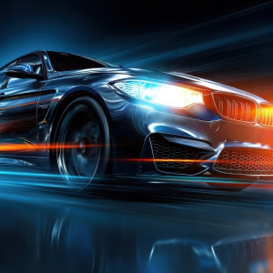 عکس 4k ماشین بی ام دبیلیو اسپرت مشکلی رنگ