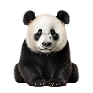 عکس png پاندا با کیفیت بالا و بدون پس زمینه و خام