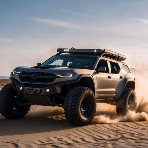 عکس 4k ماشین شاسی بلند اسپرت خفن با کیفیت بالا