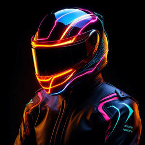 عکس موتور سوار با کلاه ایمنی با کیفیت بالا