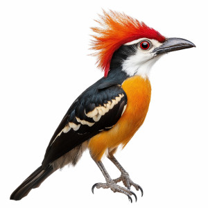 عکس png پرنده زیبای رنگی با کیفیت بالا