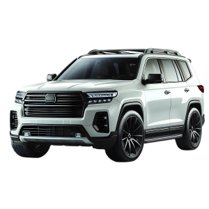 عکس ماشین شاسی بلند سفید رنگ صدفی با کیفیت بالا