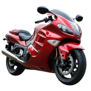 عکس 5k موتور سیکلت اسپرت قرمز با کیفیت بالا