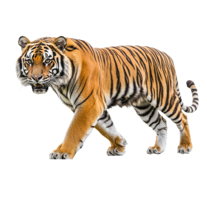 عکس png ببر خشمگین با کیفیت بالا