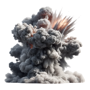 عکس 5k دود سیاه بدون پس زمینه و خام با کیفیت بالا