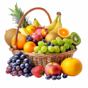 عکس png سبد میوه ها با کیفیت بالا