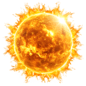 عکس 4k خورشید و سیاره های اطراف با کیفیت بالا